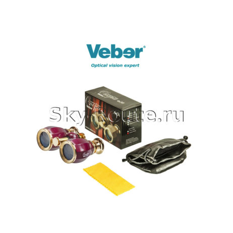 Veber Opera БГЦ 4x30 вишнево/золотой