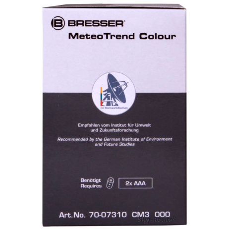 Метеостанция Bresser MeteoTrend Colour с радиоуправлением черная