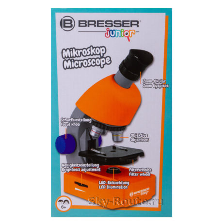 Bresser Junior 40–640x оранжевый