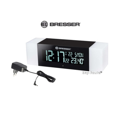 Радио с будильником и термометром Bresser MyTime Sunrise Bluetooth черное