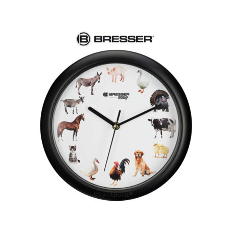 Часы настенные Bresser Junior с животными 25 см