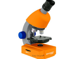 Микроскоп Bresser Junior 40–640x с набором для опытов в кейсе