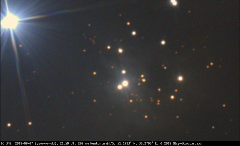 IC 348 - звездное скопление